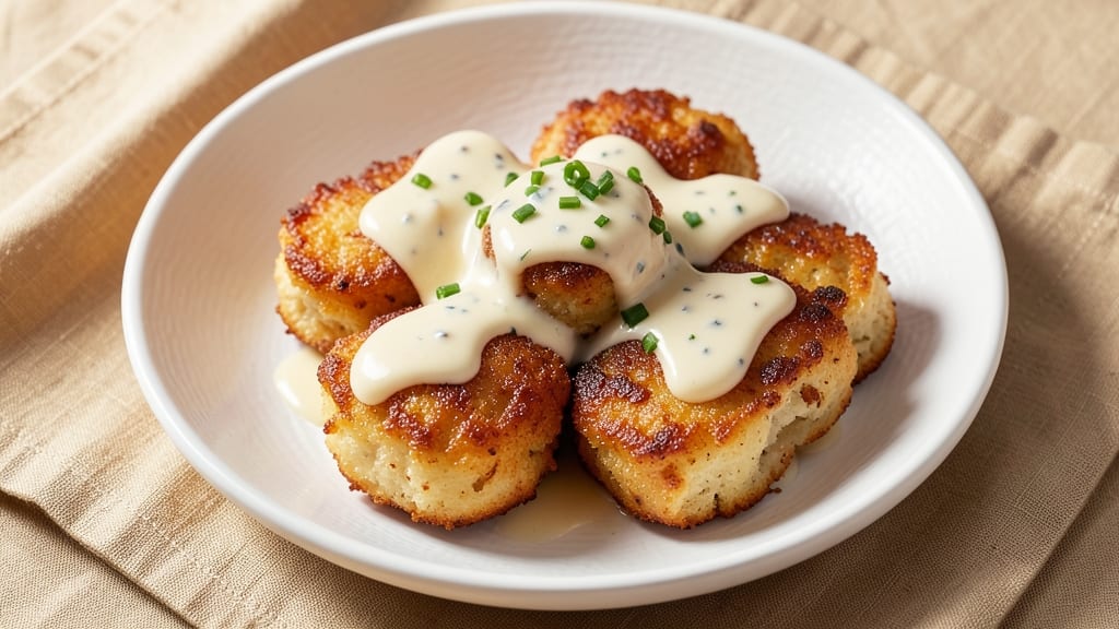 Arby's Potato Cakes Copycat Recipe: Vinegar-Infused Crunch Over Creamy Mayo Hearts