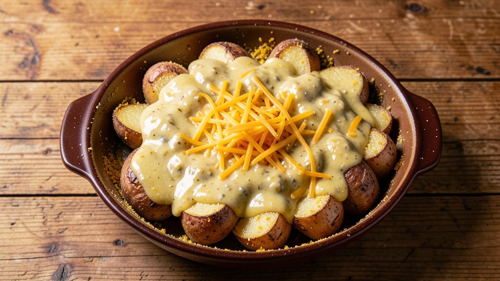 Hidden Valley Ranch Baked Potato Recipe: Crispy Cornmeal Crowns With Melty Cheese Pull-Apart Magic