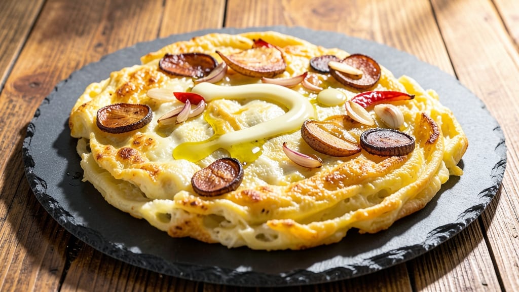 Potato Omelet Recipe: Fluffy Eggs Wrapped Around Crispy Spuds