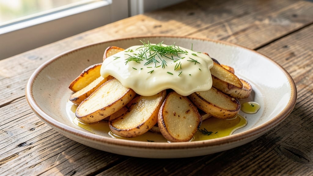 Russian Potatoes Recipe: Golden Vinegar-Braised with Dill and Sour Cream
